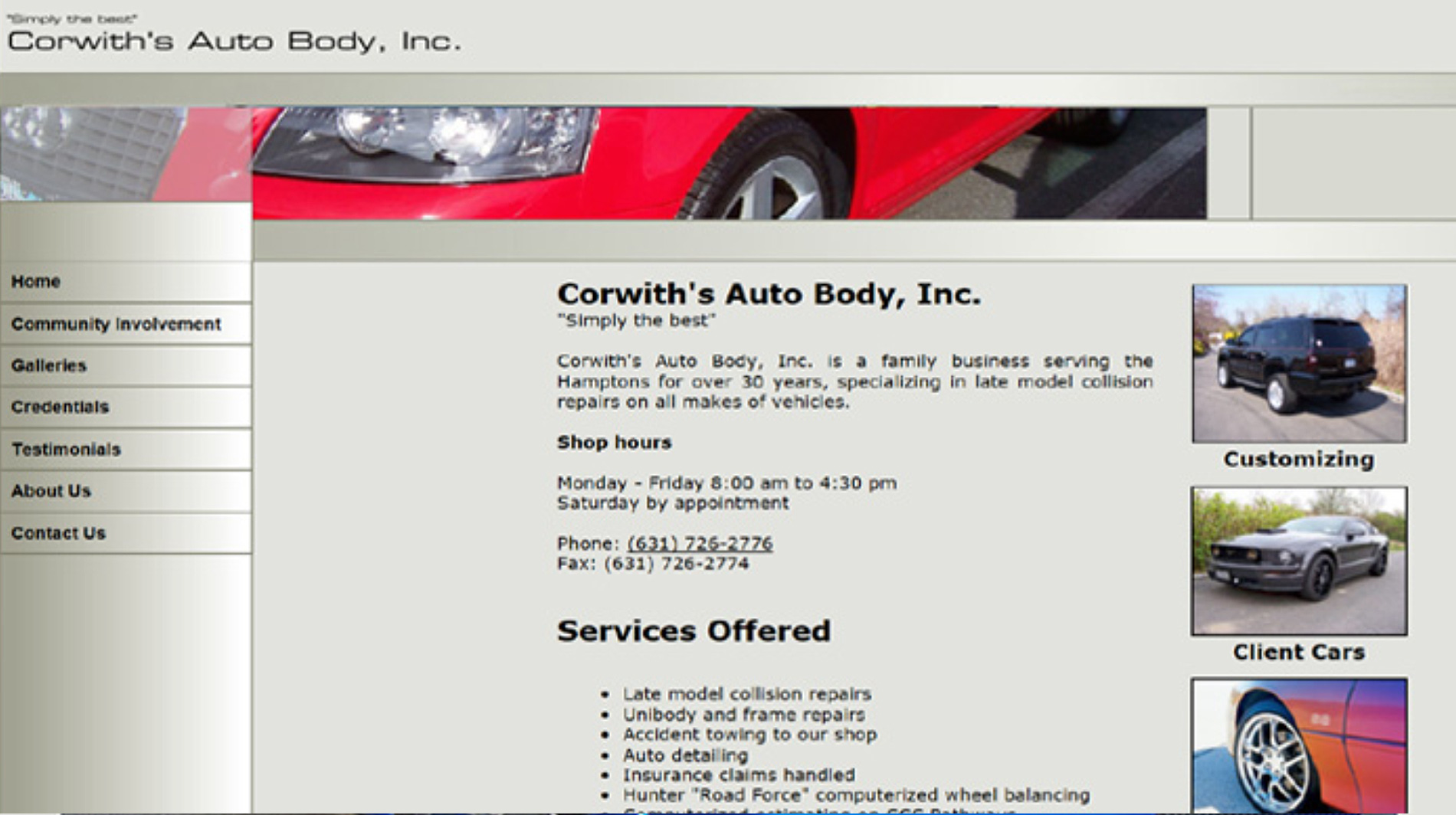 Corwiths-Autobody-Before